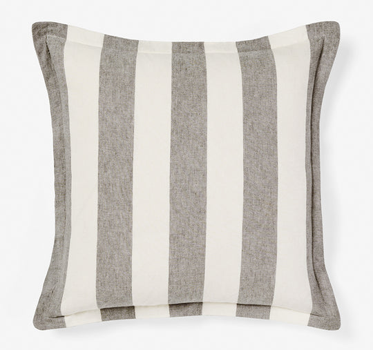 Vintage Stripe 48x48cm Filled Cushion Steel