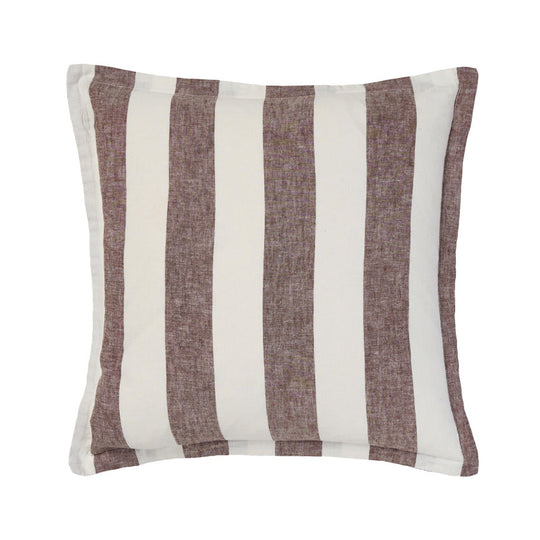 Vintage Stripe 48x48cm Filled Cushion Tiramisu