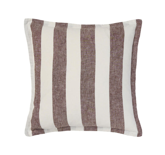 Vintage Stripe 48x48cm Filled Cushion Tiramisu