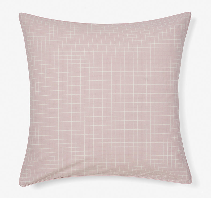 Volley Check European Pillowcase Orchid