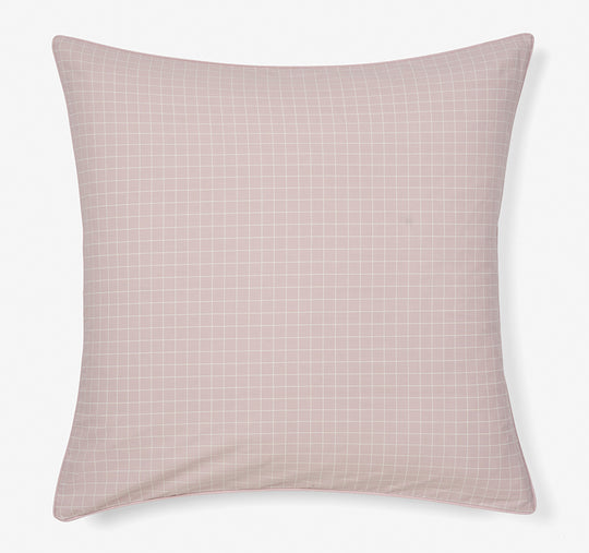 Volley Check European Pillowcase Orchid