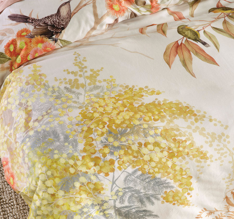 Wattlebird Quilt Cover Set Range Multi