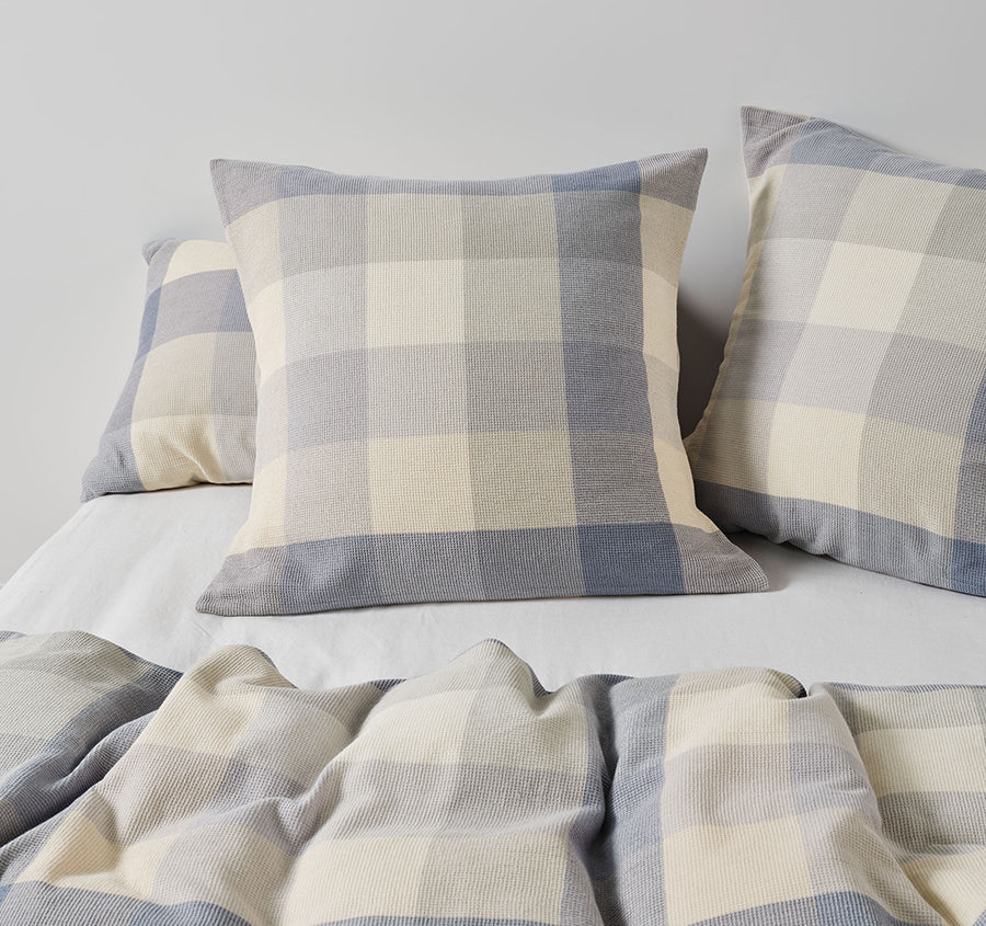 Wellington European Pillowcase Cornflower