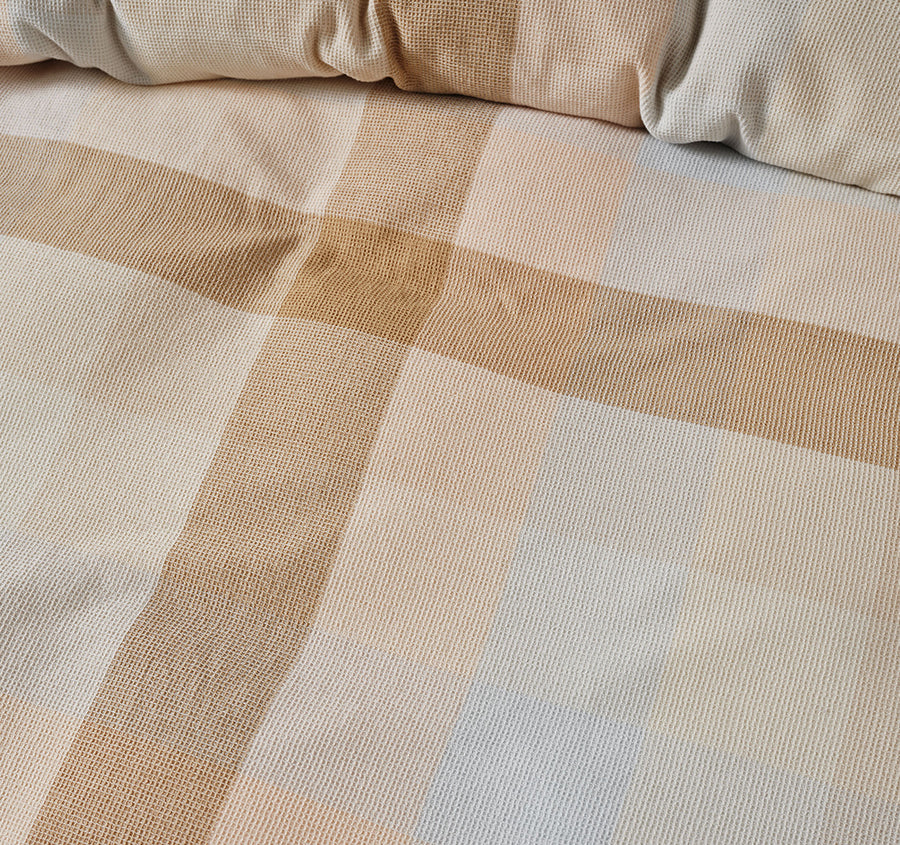Wellington Quilt Cover Set Range Honey