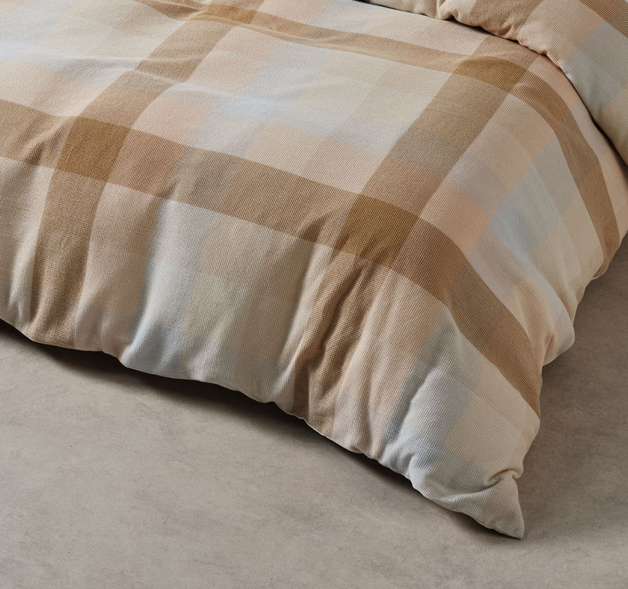 Wellington Quilt Cover Set Range Honey