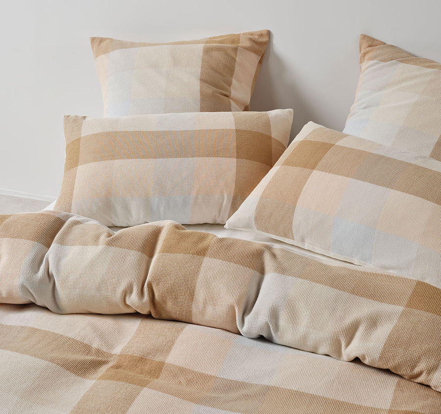 Wellington Quilt Cover Set Range Honey