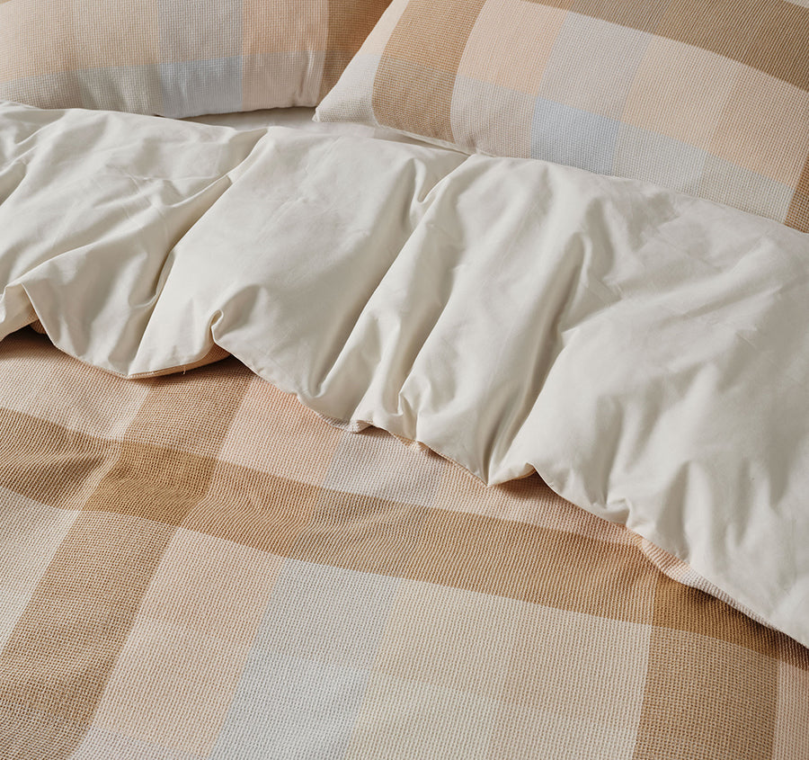 Wellington Quilt Cover Set Range Honey