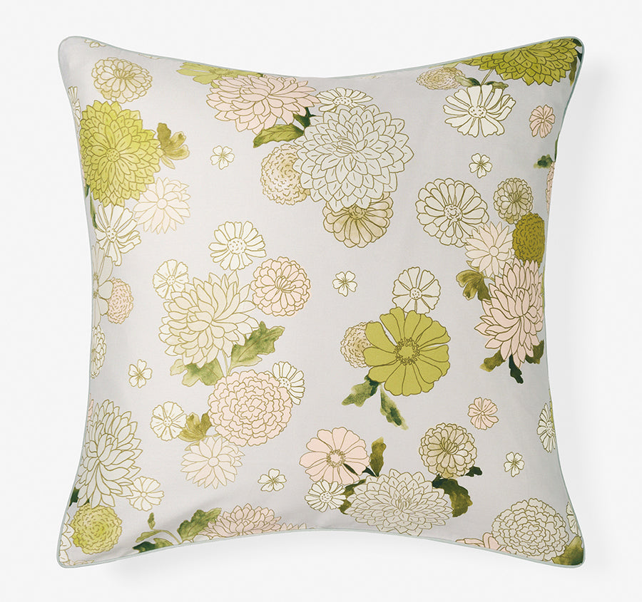 Zuri European Pillowcase Seafoam