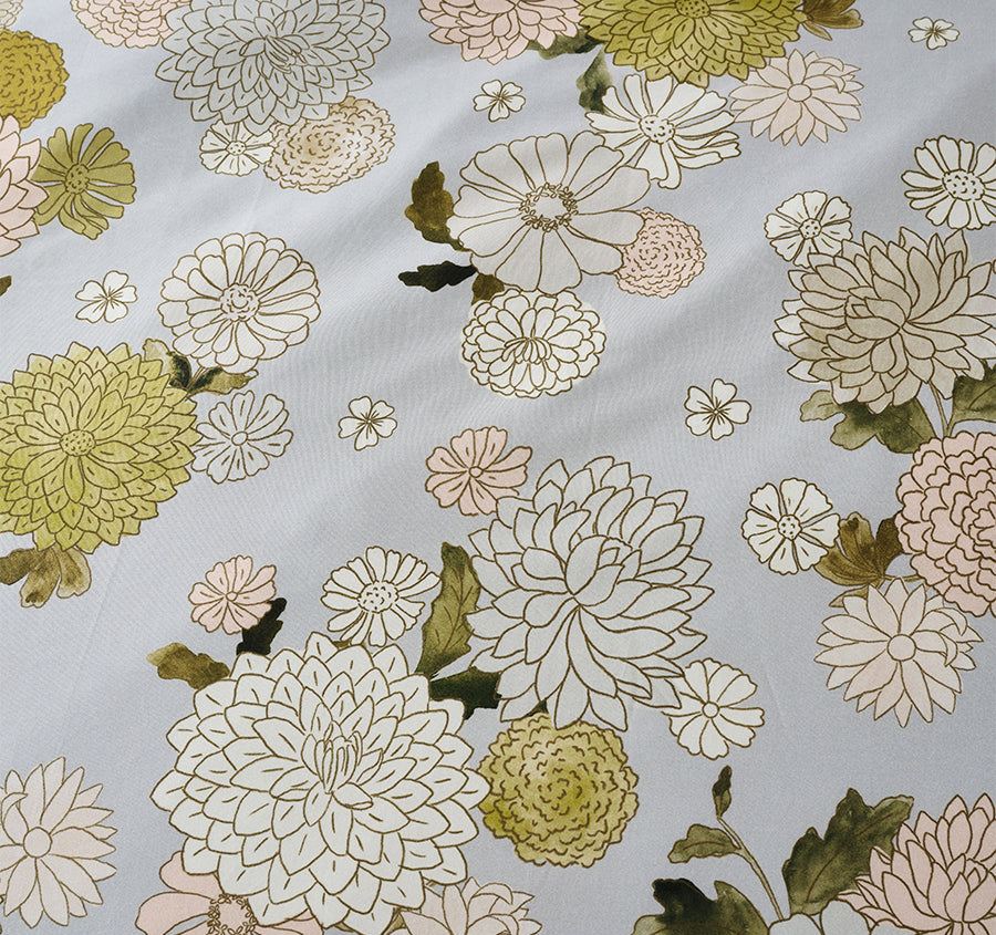 Zuri Quilt Cover Set Range Seafoam