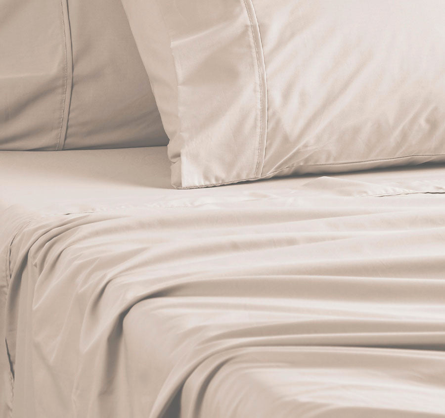 250THC Poly Cotton Percale Mega Sheet Set Range Linen