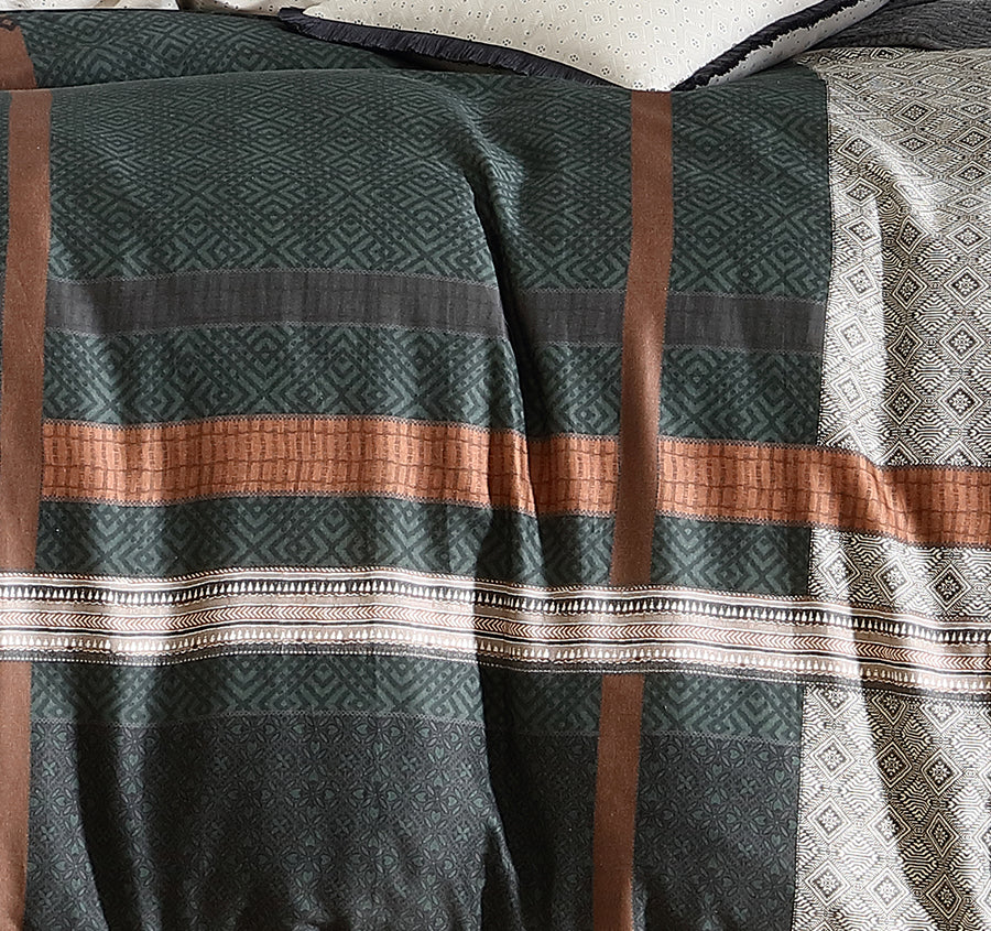 Absko Quilt Cover Set Range Pine