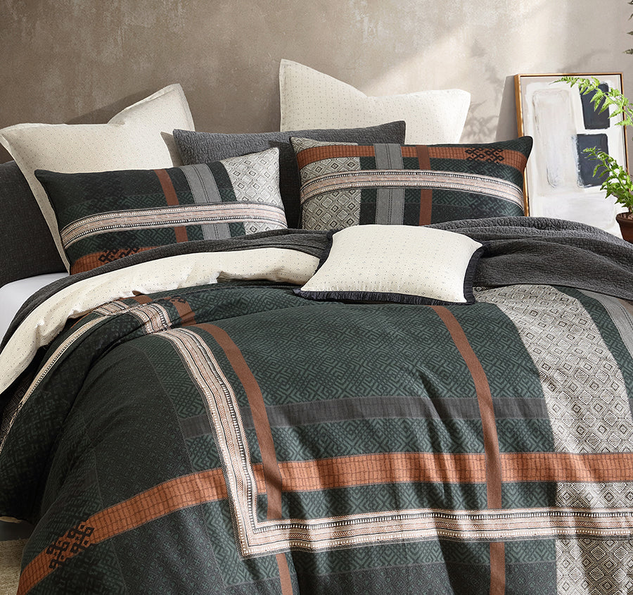 Absko Quilt Cover Set Range Pine