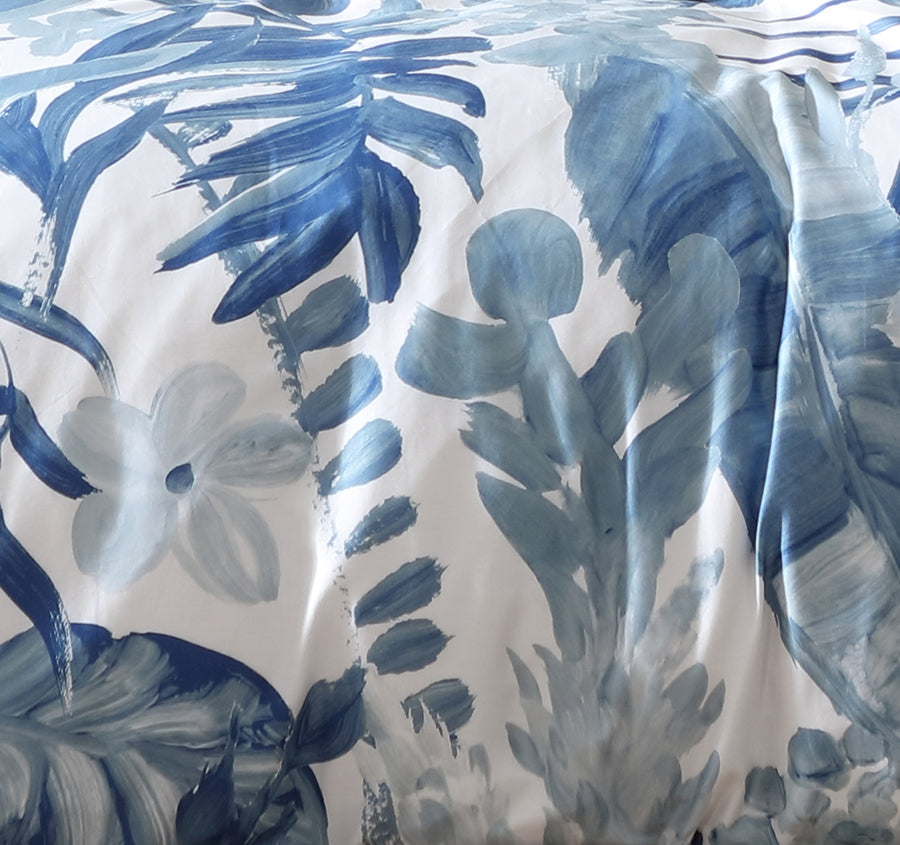 Atherton Quilt Cover Set Range Blue