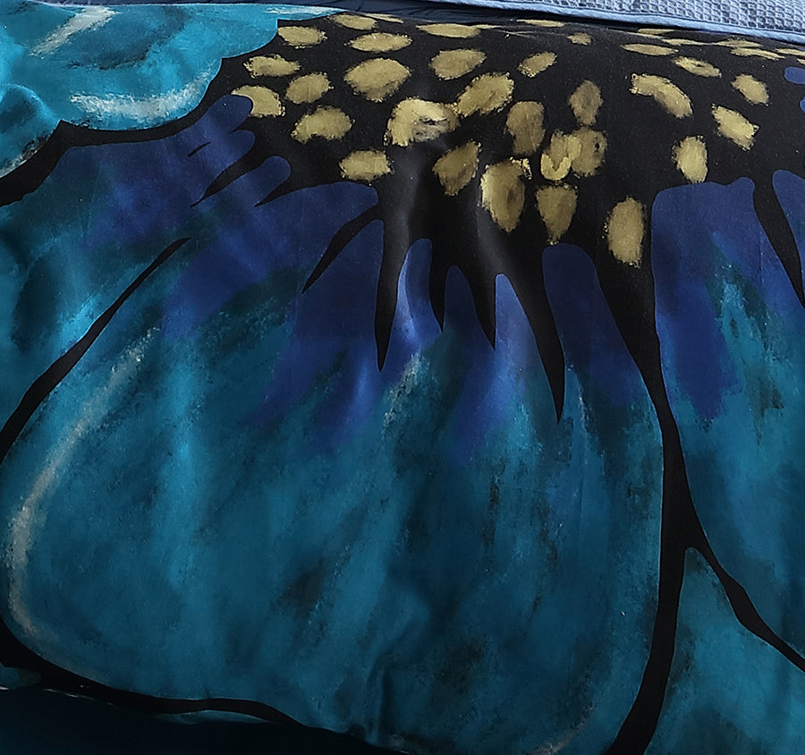 Avalon Quilt Cover Set Range Blue