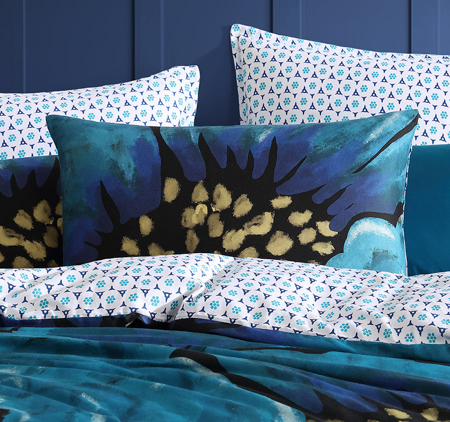 Avalon Quilt Cover Set Range Blue