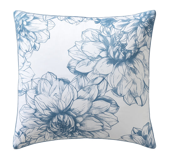 Belle European Pillowcase Steel