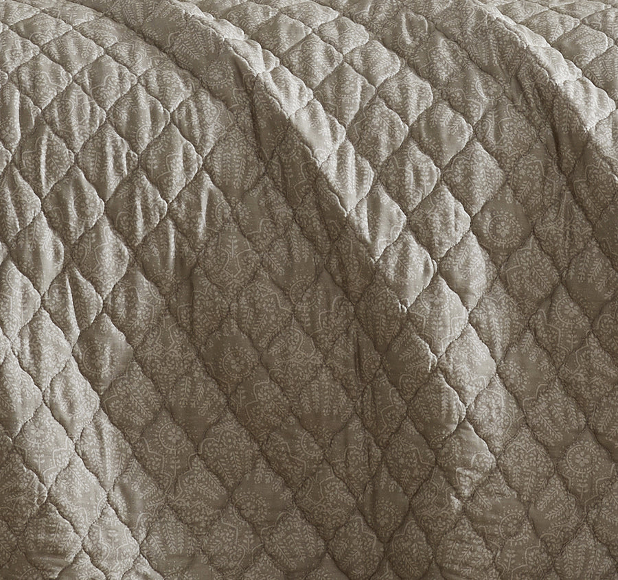 Blair Coverlet Set Range Taupe