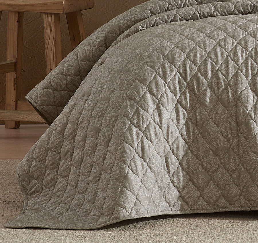 Blair Coverlet Set Range Taupe