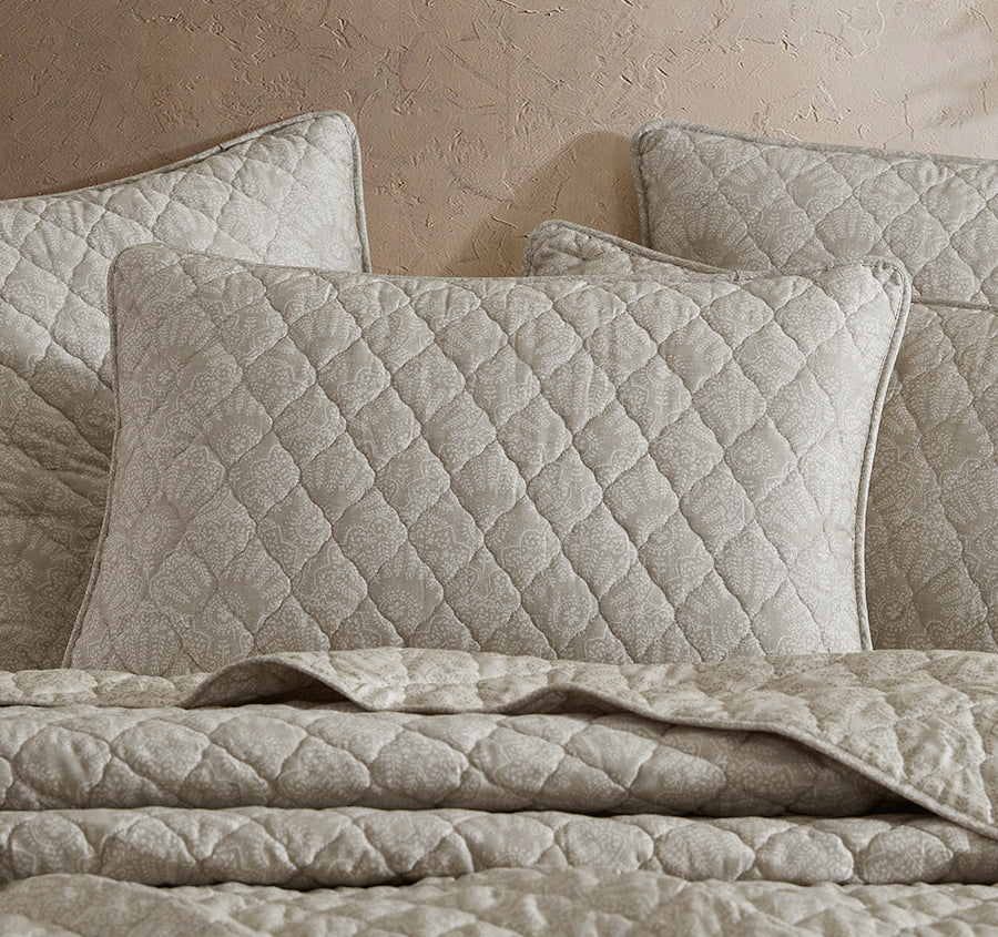 Blair Coverlet Set Range Taupe