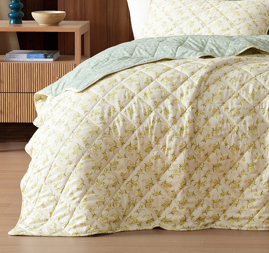 Brunswick Coverlet Set Range Yellow