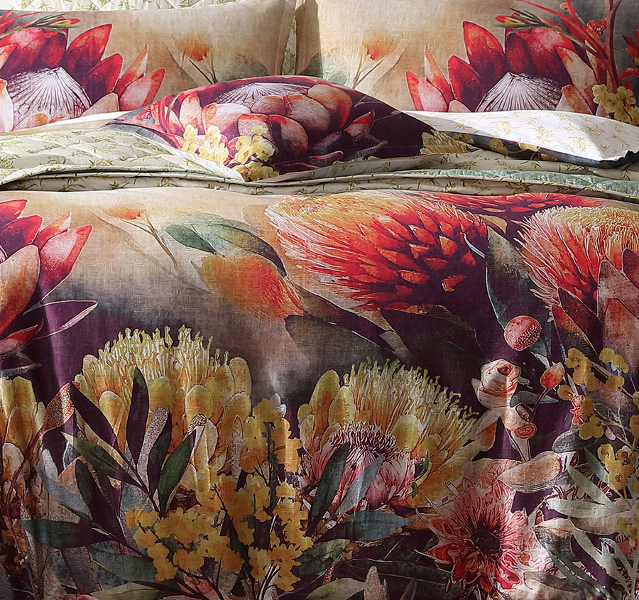 Bunbury Quilt Cover Set Range Linen