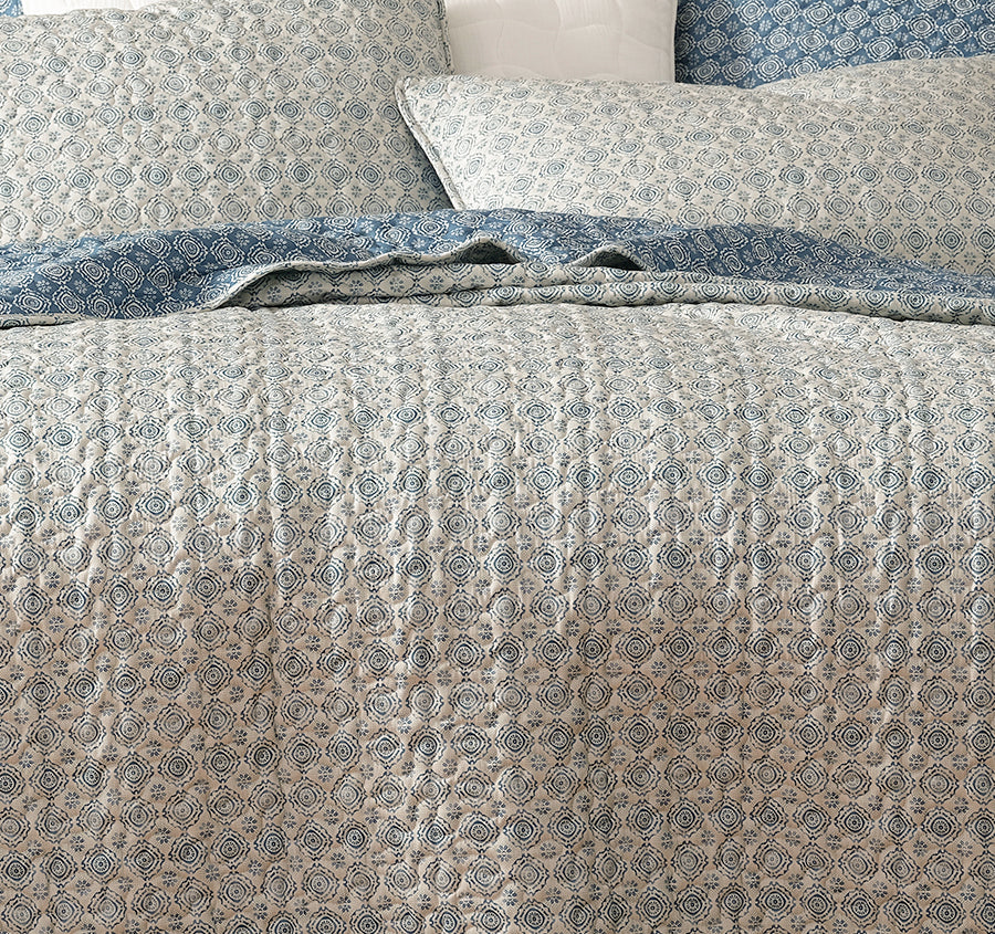 Cleo Coverlet Set Range Ink