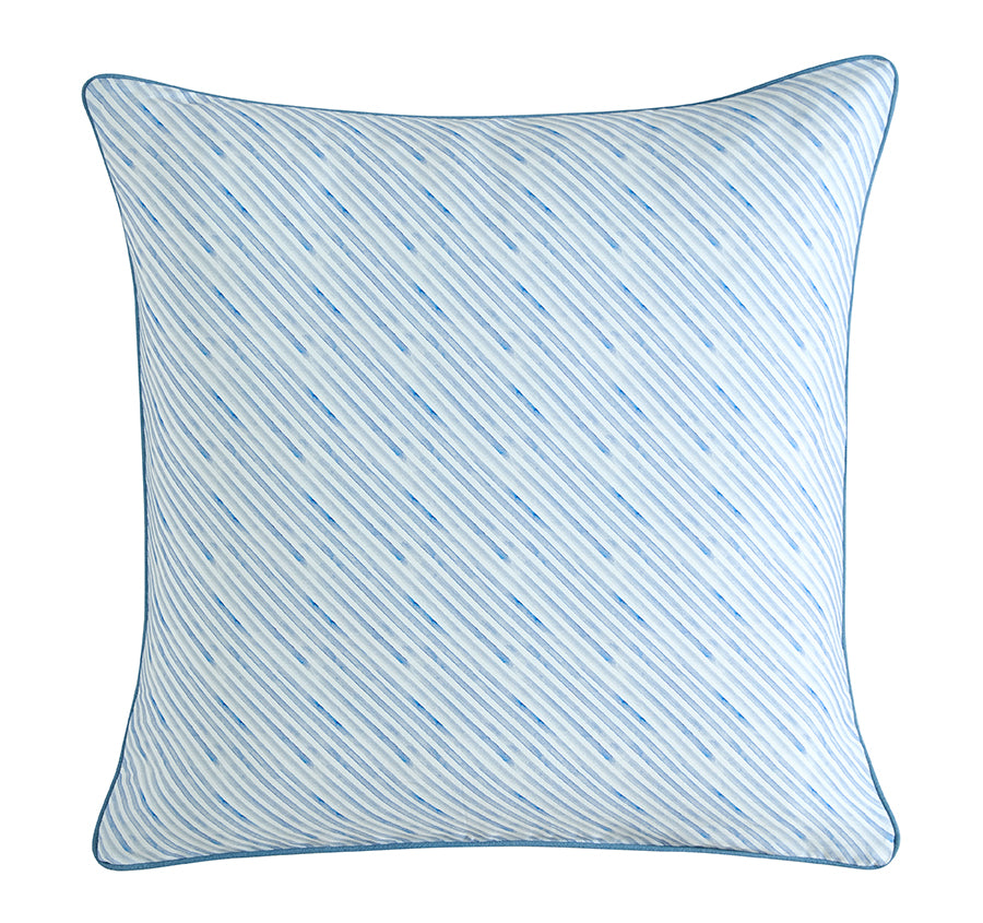 Delia European Pillowcase Blue