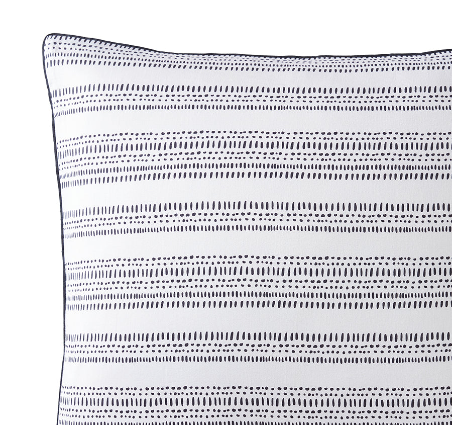 Ebony European Pillowcase Black