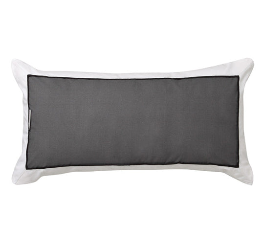Essex 30x60cm Filled Cushion Charcoal