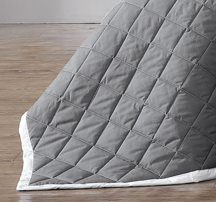 Essex Bedspread Range Charcoal