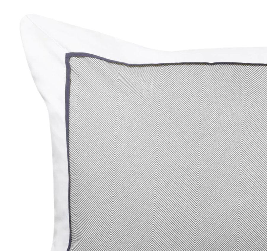 Essex 30x60cm Filled Cushion Pewter
