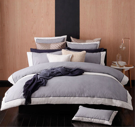 Essex Quilt Cover Set Range Navy