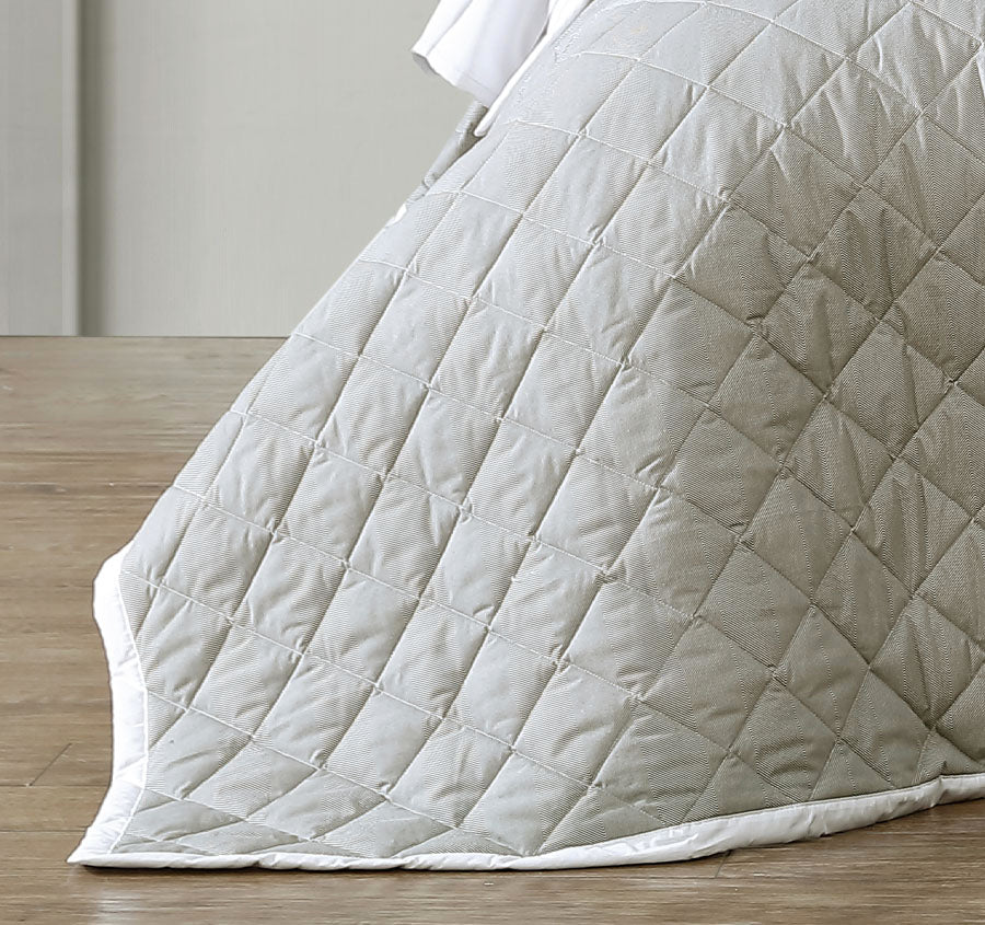 Essex Bedspread Range Olive Manchester Warehouse