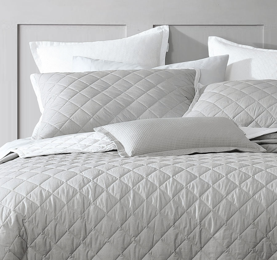 Essex Bedspread Range Pewter 