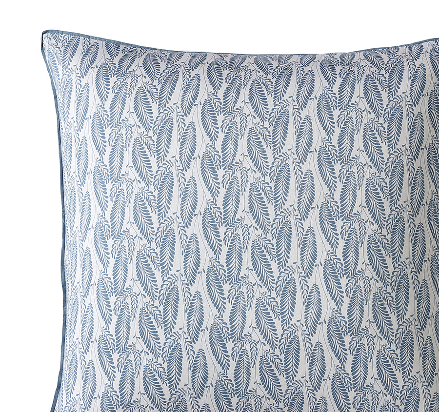 Gypsy Garden European Pillowcase Blue