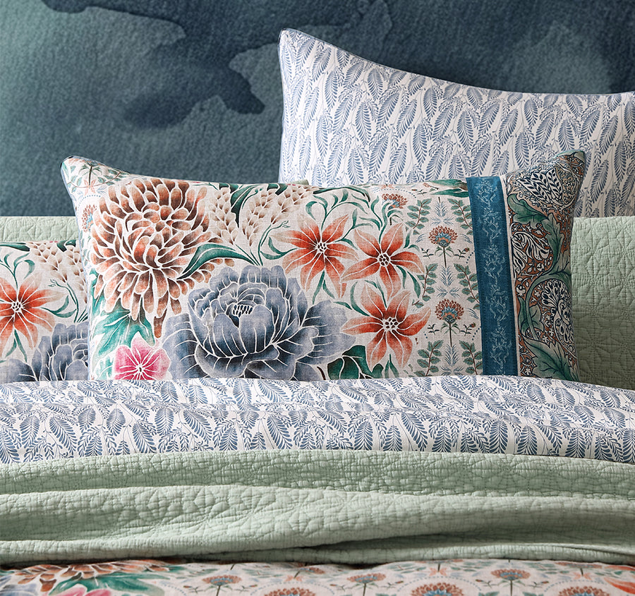 Gypsy Garden Quilt Cover Set Range Blue