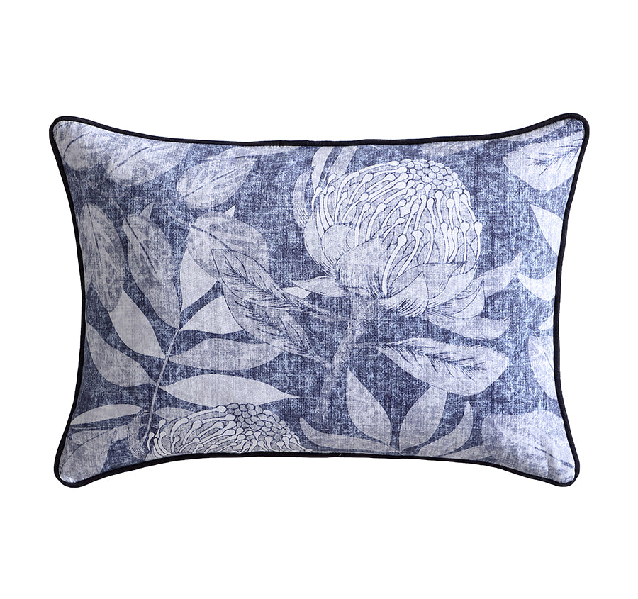 Hastings 30x50cm Filled Cushion Blue