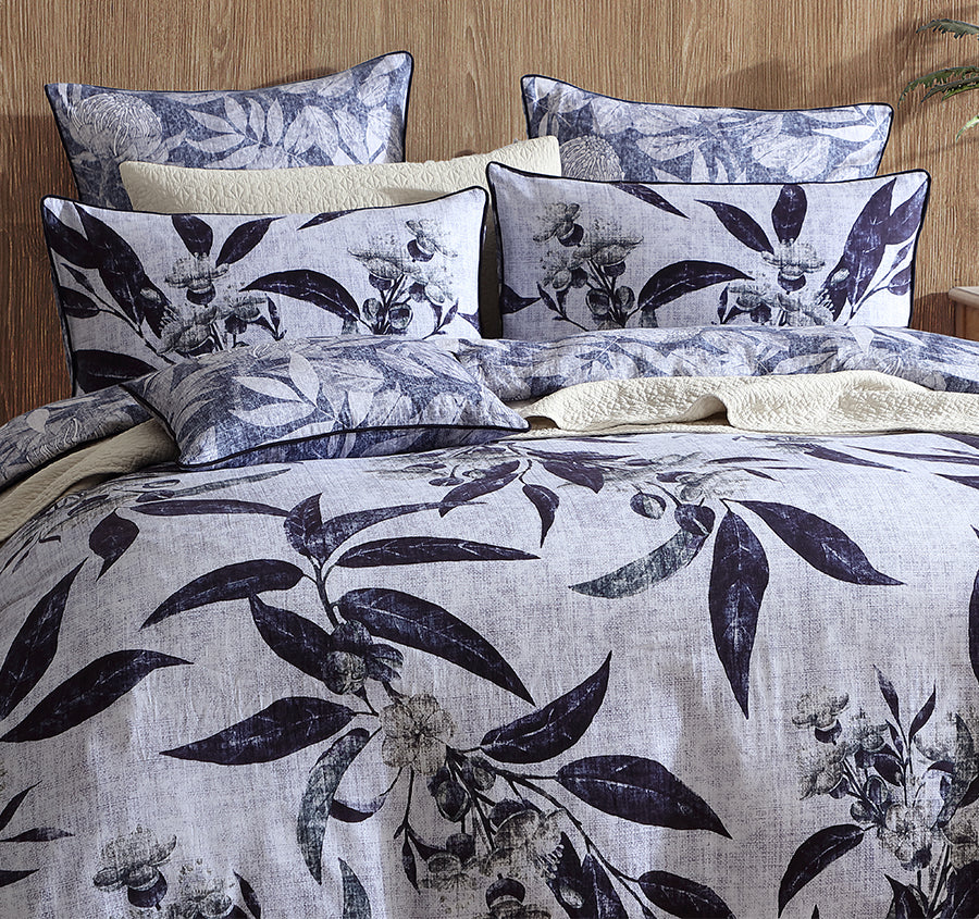 Hastings 30x50cm Filled Cushion Blue