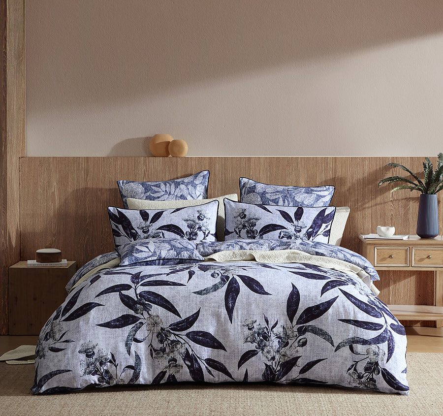 Hastings Quilt Cover Set Range Blue