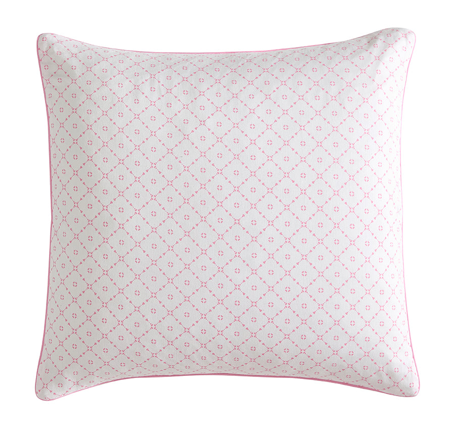 Hibiscus Hue European Pillowcase Pink