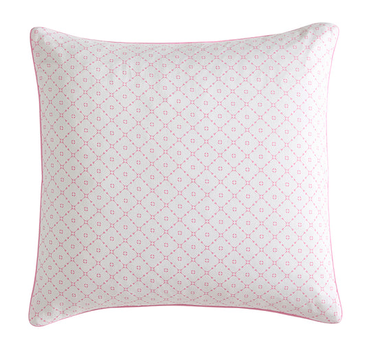 Hibiscus Hue European Pillowcase Pink