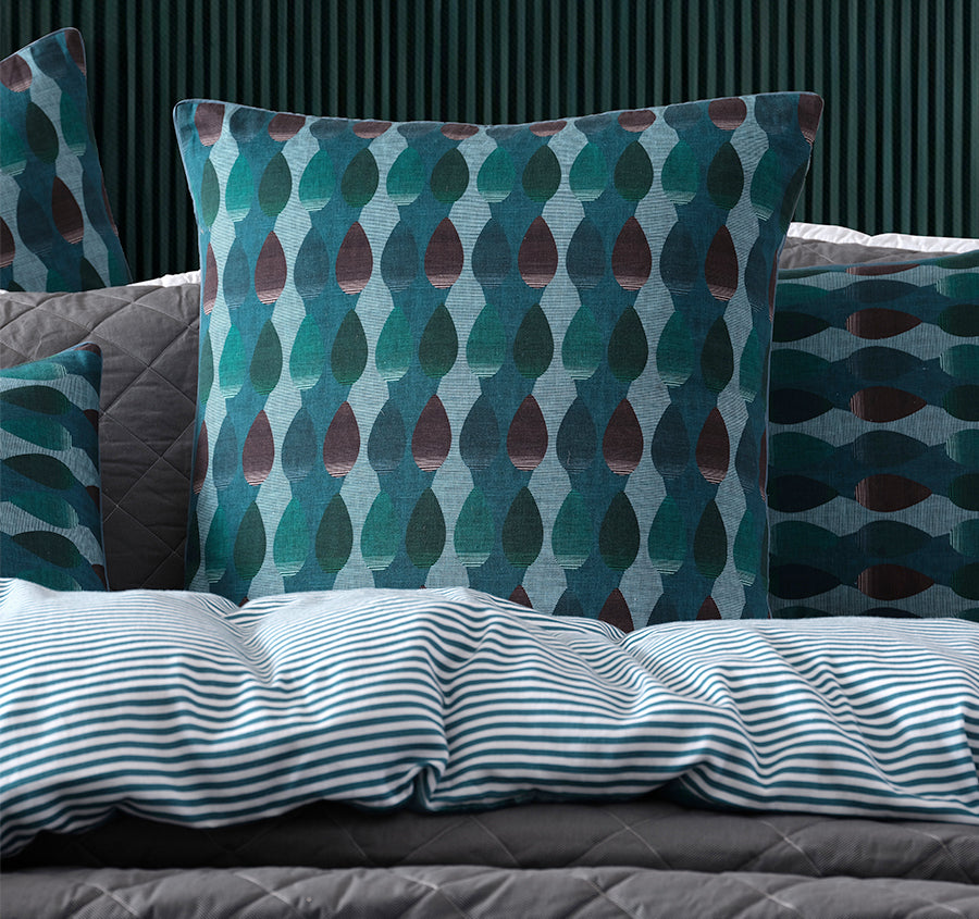 Hudson European Pillowcase Teal