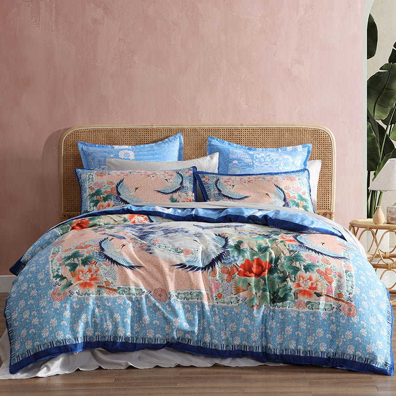 Hyami Quilt Cover Set Range Multi Manchester Warehouse