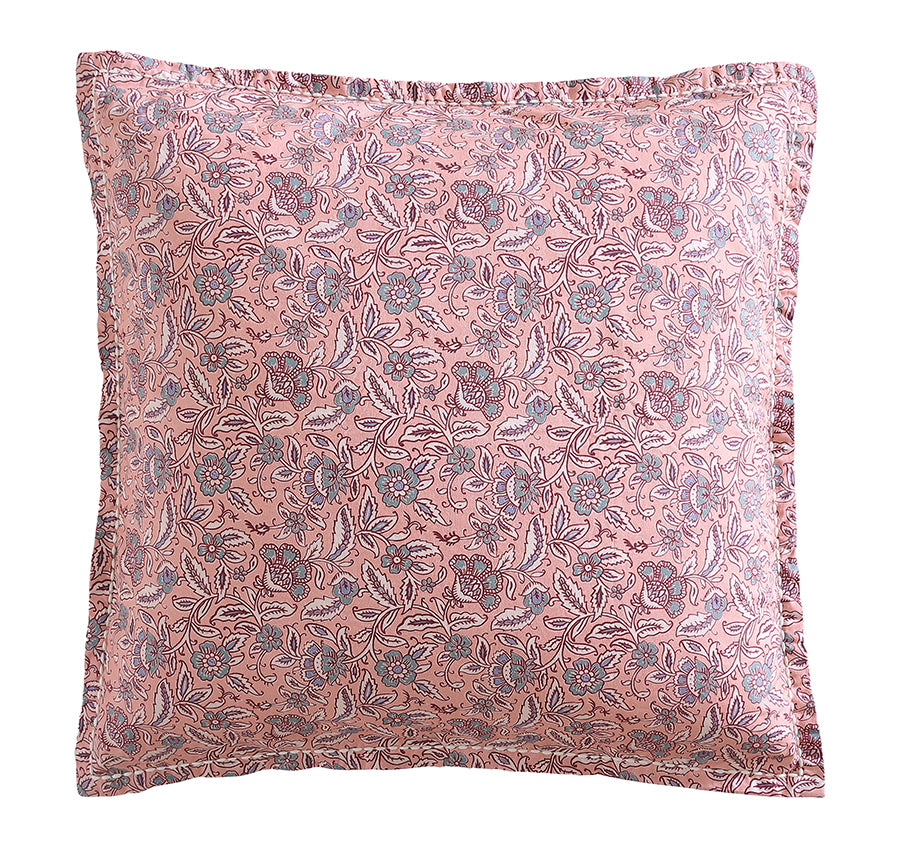 Jessa European Pillowcase Blush