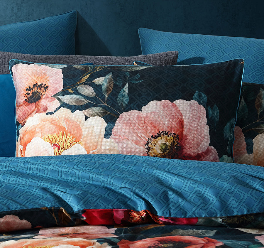 Juniper Quilt Cover Set Range Teal