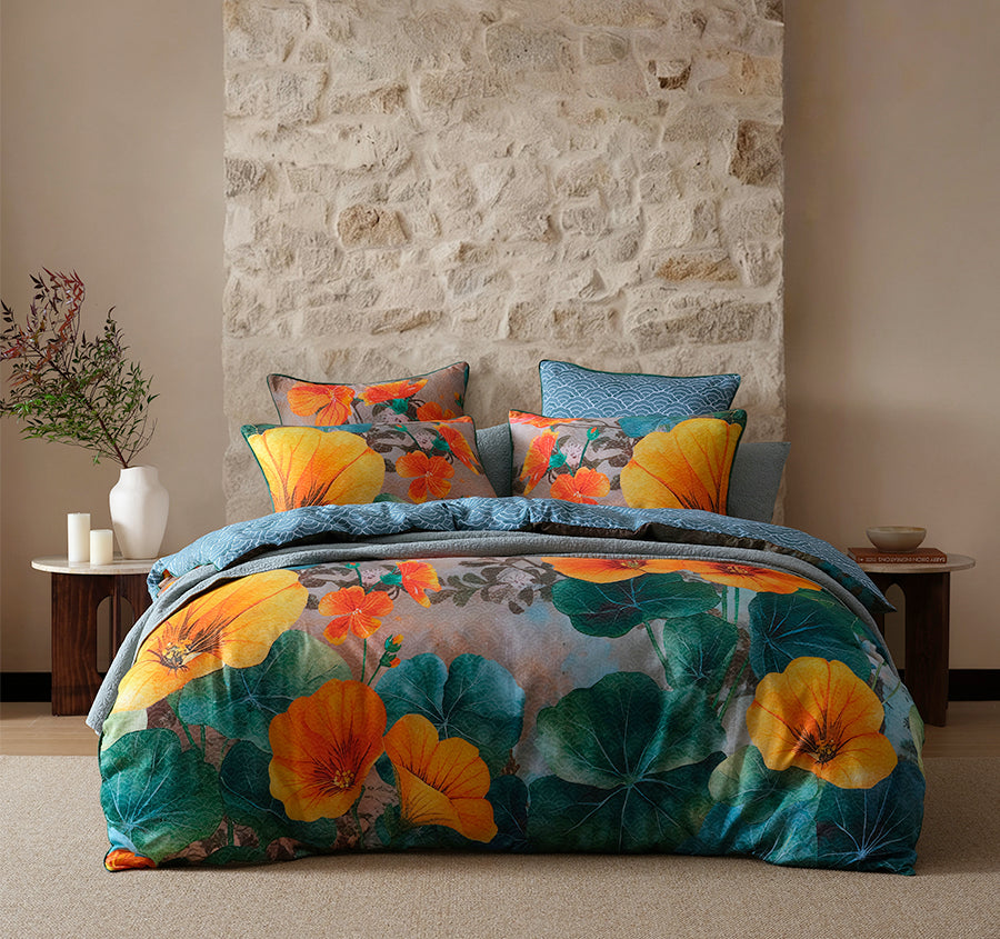 Laurel Quilt Cover Set Range Sage