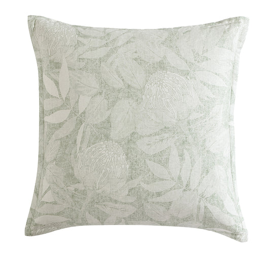 Leeton European Pillowcase Eucalyptus