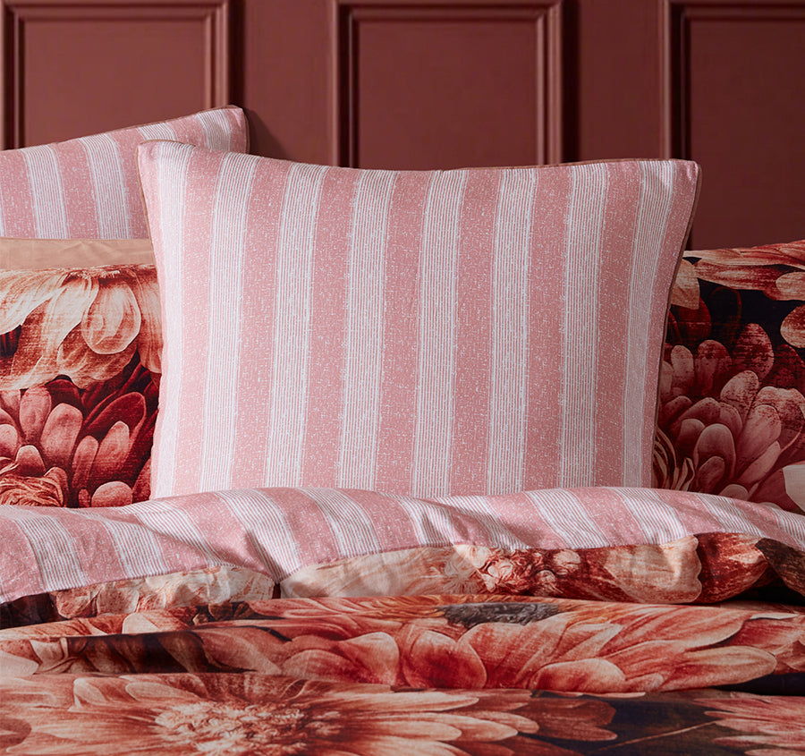 Lindie European Pillowcase Charcoal
