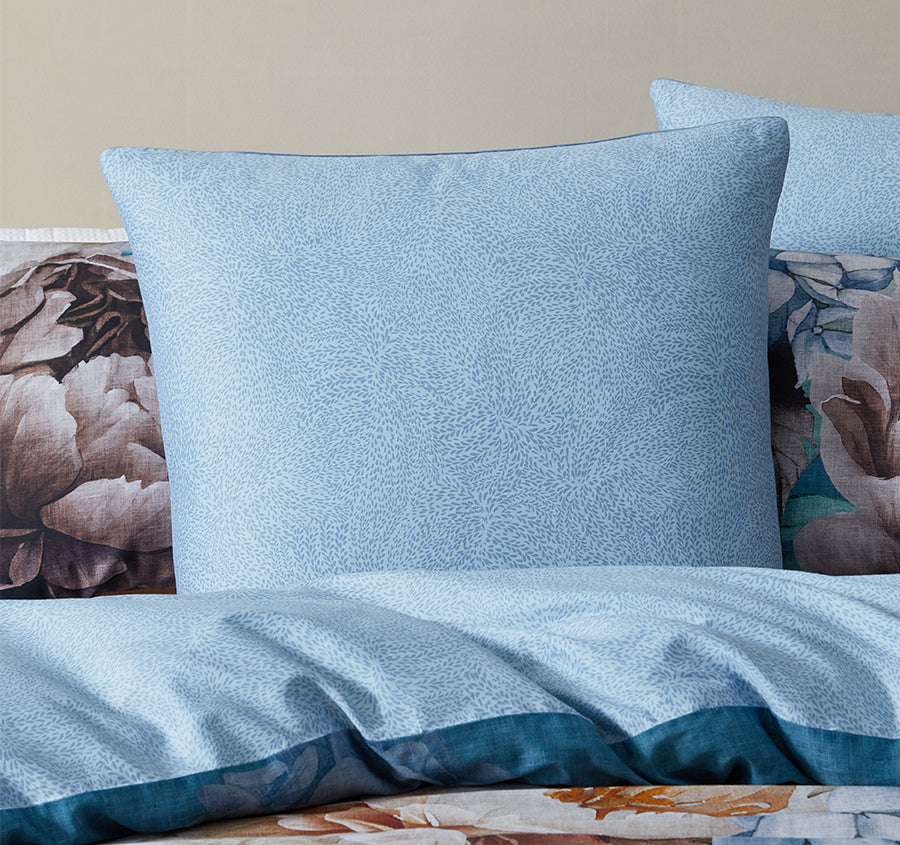 Maybelle European Pillowcase Blue