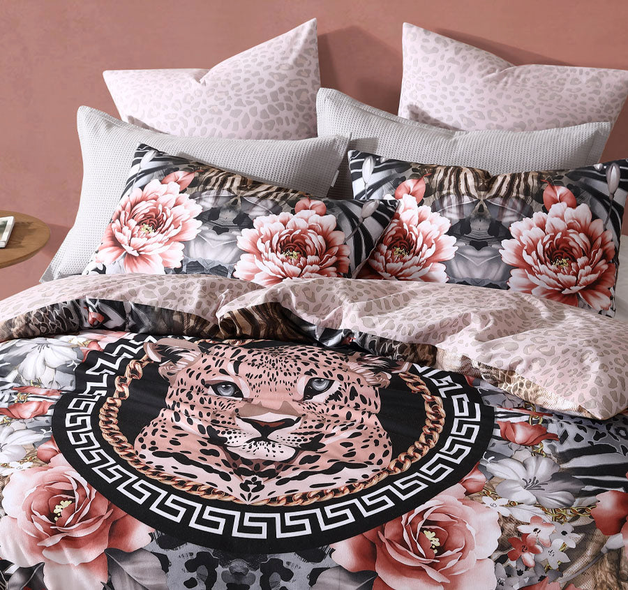 Nala Leopard Quilt Cover Set Range